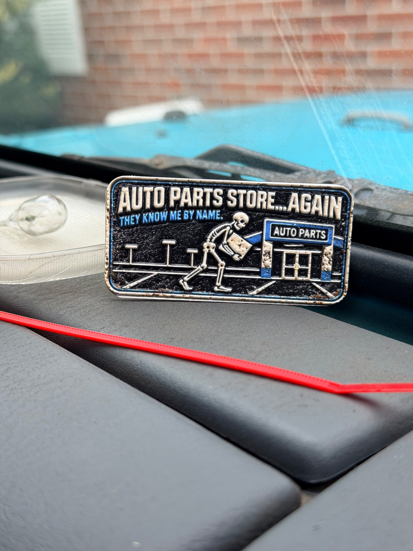 Auto Parts Store...Again trail badge detail 2