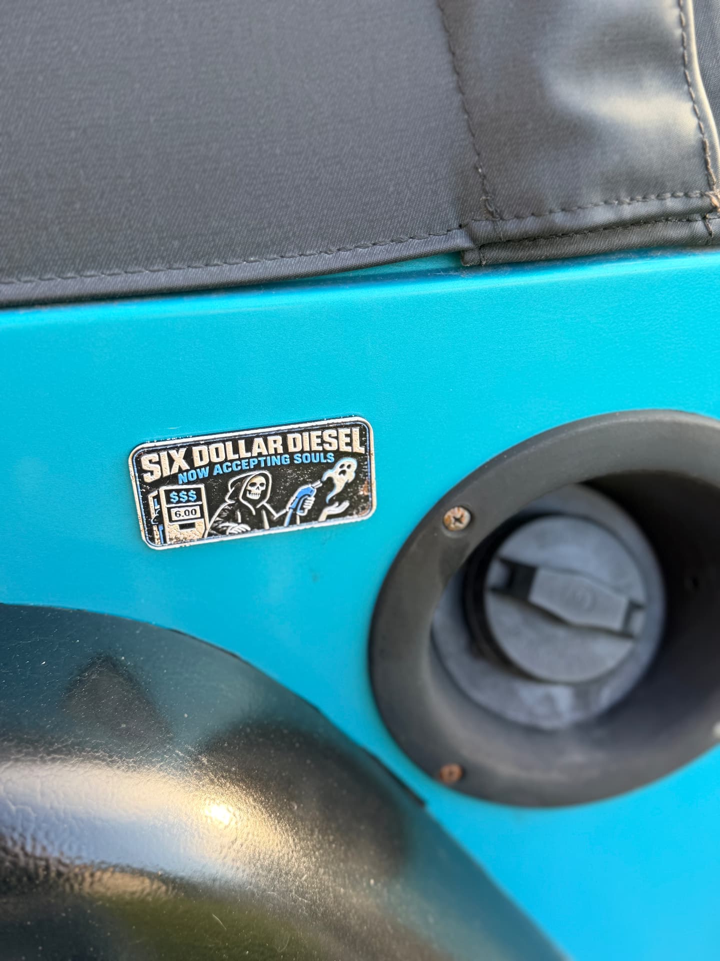 Six Dollar Diesel trail badge detail 3