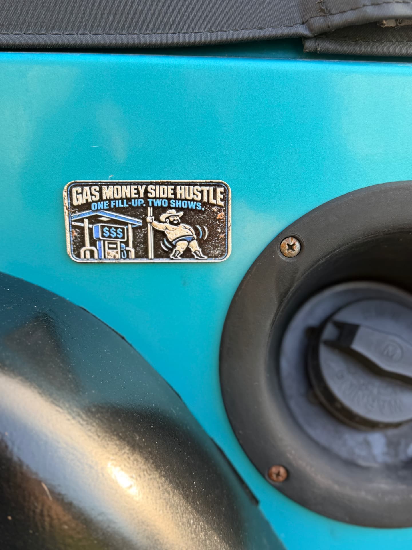 Gas Money Side Hustle trail badge detail 3