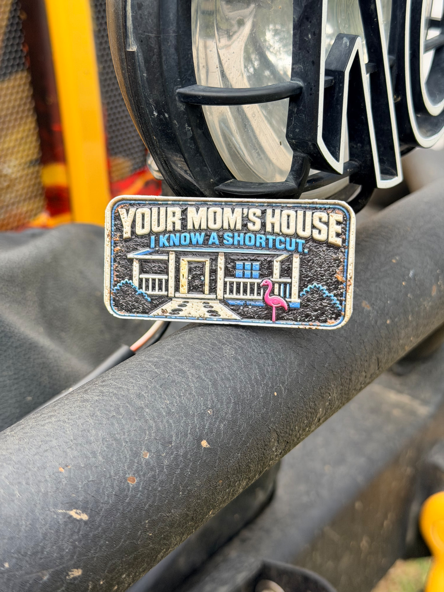 Your Mom's House trail badge detail 3