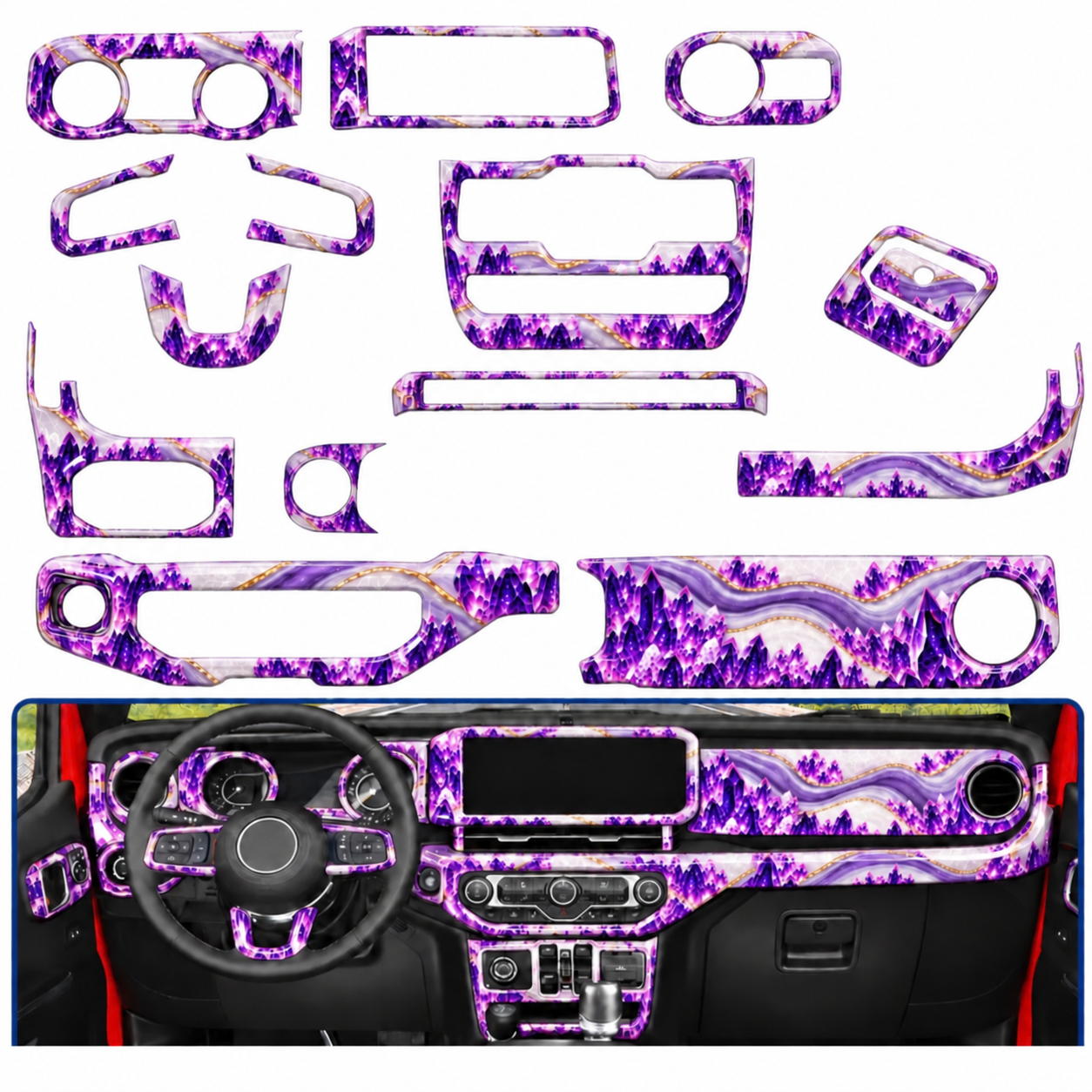 Jeep custom paintwork example 1